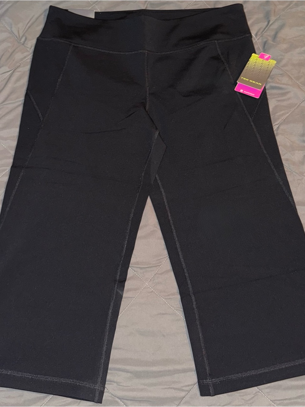 Women’s Tek Gear Core Essentials Shapewear Yoga Capris, Size XL, Black